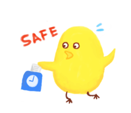 Chicken Joy in working day sticker #6318084