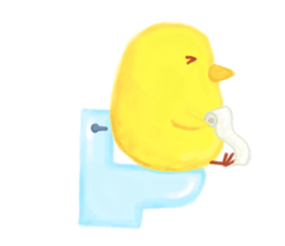 Chicken Joy in working day sticker #6318085