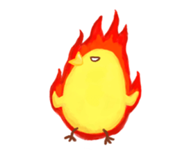 Chicken Joy in working day sticker #6318086