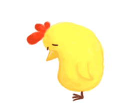 Chicken Joy in working day sticker #6318089