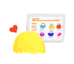 Chicken Joy in working day sticker #6318090
