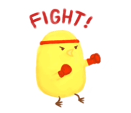 Chicken Joy in working day sticker #6318103