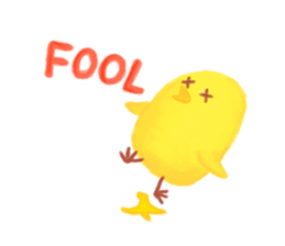 Chicken Joy in working day sticker #6318118