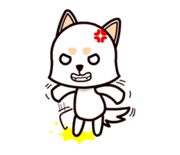 Happy White Shepherd Puppy sticker #6319046