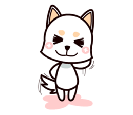 Happy White Shepherd Puppy sticker #6319047
