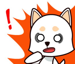 Happy White Shepherd Puppy sticker #6319055