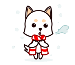 Happy White Shepherd Puppy sticker #6319076