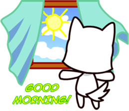 Happy White Shepherd Puppy sticker #6319079