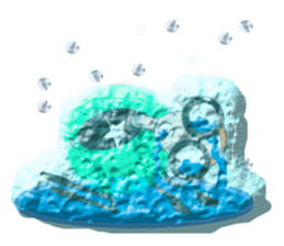 glasses girl Lyn-chan4  ver.tears sticker #6319666