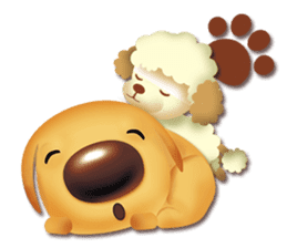 Happy Dog & NigNig sticker #6319751