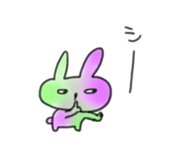 small rabbit sticker3 sticker #6320138