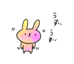 small rabbit sticker3 sticker #6320139