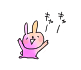 small rabbit sticker3 sticker #6320140