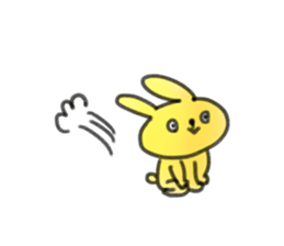 small rabbit sticker3 sticker #6320148