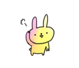 small rabbit sticker3 sticker #6320150