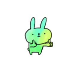 small rabbit sticker3 sticker #6320151