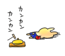 small rabbit sticker3 sticker #6320159