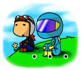 Rider's pleasant daily life sticker #6320323