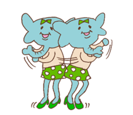 Mr.jho-jho and  chic sticker sticker #6320627