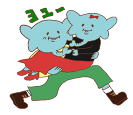 Mr.jho-jho and  chic sticker sticker #6320636