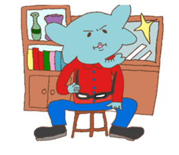 Mr.jho-jho and  chic sticker sticker #6320637