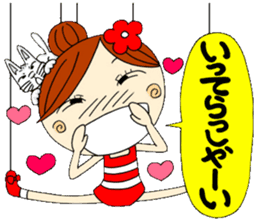 Puppet Ayako 3 sticker #6320978