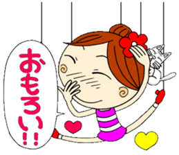 Puppet Ayako 3 sticker #6320986