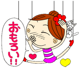 Puppet Ayako 3 sticker #6320986