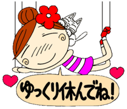 Puppet Ayako 3 sticker #6320997