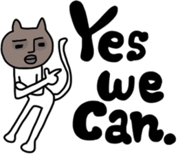 Mutter of a clumsy cat 2 sticker #6321333