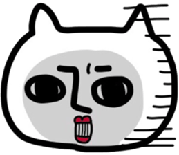 Mutter of a clumsy cat 2 sticker #6321347