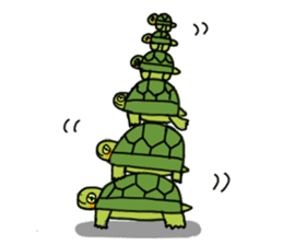 Turtle Life sticker #6321522