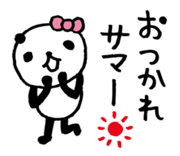 around the age of 30 -panda8 summer- sticker #6321560