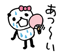 around the age of 30 -panda8 summer- sticker #6321562