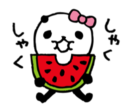 around the age of 30 -panda8 summer- sticker #6321572