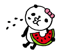 around the age of 30 -panda8 summer- sticker #6321573