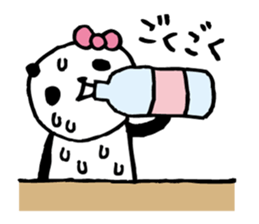 around the age of 30 -panda8 summer- sticker #6321583