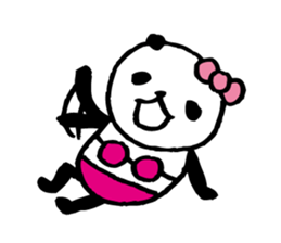 around the age of 30 -panda8 summer- sticker #6321591