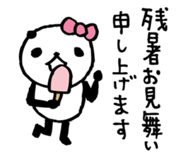 around the age of 30 -panda8 summer- sticker #6321593