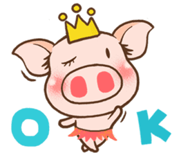 QQ Chirle Pig by Ellya(02) sticker #6321686