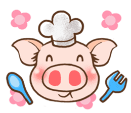QQ Chirle Pig by Ellya(02) sticker #6321719
