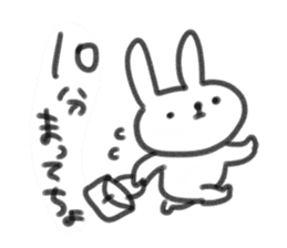 Enshu rabbit sticker sticker #6322207