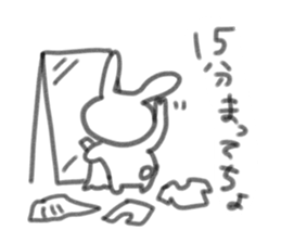 Enshu rabbit sticker sticker #6322208