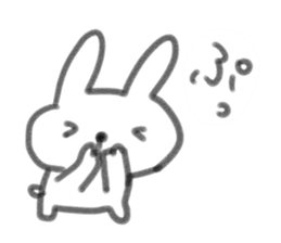 Enshu rabbit sticker sticker #6322225