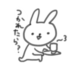 Enshu rabbit sticker sticker #6322228