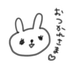 Enshu rabbit sticker sticker #6322229