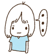 wacky girl sticker #6322448