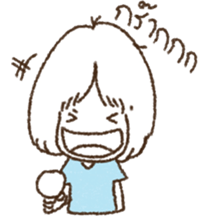 wacky girl sticker #6322451