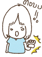 wacky girl sticker #6322452