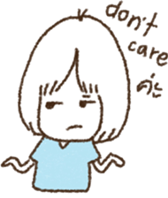 wacky girl sticker #6322454